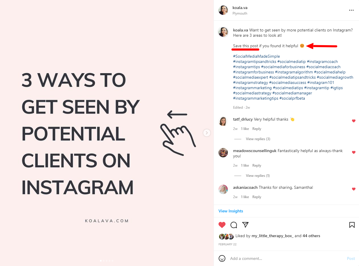 How to write better social media captions - Koala VA