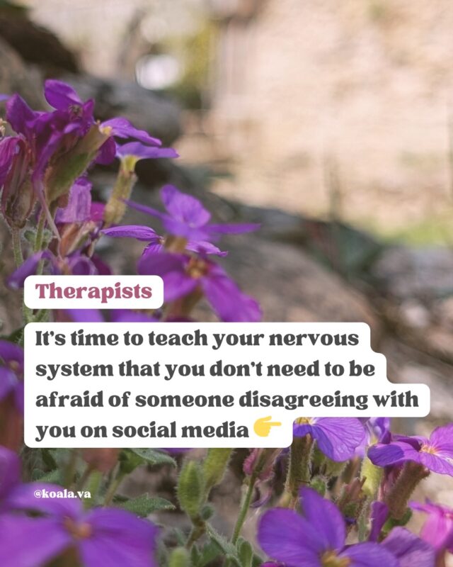 Fear is normal, especially when you care deeply about doing the right thing ❤️

Comment SHOWUP to find out what to do when people disagree with you on social media and how to protect your energy.

#TherapistLife #SocialMediaForTherapists #MarketingForTherapists #GrowYourPrivatePractice #SocialMediaMindset #SocialMediaCoach #PrivatePracticeTherapist #MarketYourPrivatePractice #PrivatePracticeMarketing #CoachForTherapists
