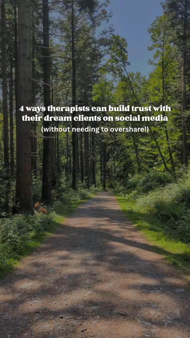 Want to connect with your audience without feeling like you’ve left your emotional front door wide open? 🤔

Comment BLOG1, and I'll send you the link to my latest article where I dive into effective and ethical ways to build trust and attract your dream clients WITHOUT oversharing or getting super vulnerable on social media ❤️

#EthicalSocialMedia #PrivatePracticeTherapist #MillennialTherapist